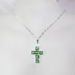 Pendant 45cm - Chastity-Silver Chain - Pendant 45cm - Laiton argenté